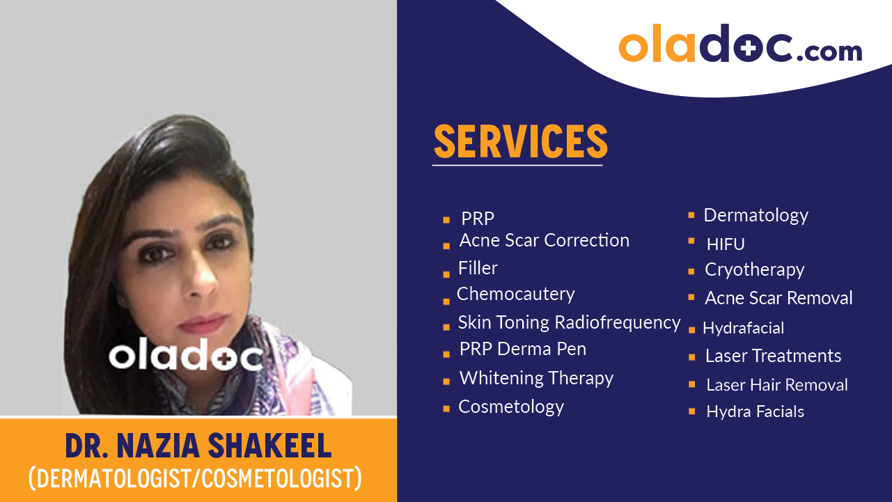 Services provided by dr nazia shakeel
